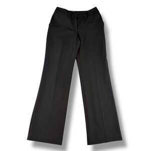 Bandolino Y2K Black Office Siren Low Rise Flare Dress Pants Size 2P